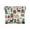 Christmas Gift Box Pattern, variant on PU Leather Coin Purse Wallet Compact Water-Resistant Card Cases Money Organizers Poinsettia and Holly Leaves