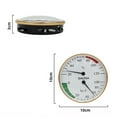thumbnail image 4 of Sauna Thermometer Hygrometer Wall Mounted Metal Design for Accurate Readings, 4 of 10
