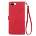 thumbnail image 3 of for iPhone X/XS Case for Women,Cute Wallet Case with Zipper Pocket Purse Flower Embossed PU Leather Card Slots Wrist Strap Flip Folio Protective Phone Cover for iPhone X/XS, Red, 3 of 16