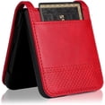 thumbnail image 3 of case for Galaxy Z Flip 4 Case Wallet, Ultra -Thin Retro Style with Card Holder Samsung Flip 4 Case Compatible with Samsung Galaxy Z Flip4 5G, Red, 3 of 14