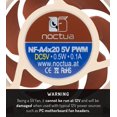 thumbnail image 3 of Ventilador Noctua NF-A4x20 de 5 V PWM Premium Quiet, 40 x 40 x 20 mm, color marrón, 3 of 9