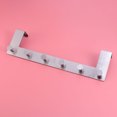 thumbnail image 4 of Stainless Steel Over the Door Hooks Hagner Rack Clothes for Cloth Pants Hat Towel (6-Hook), 4 of 7