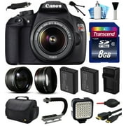 Canon EOS Rebel T5 1200D Digital Camera w/ 18-55mm Lens (8GB Essential Bundle)