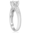 thumbnail image 3 of Pompeii 1 1/2ct Princess Cut Diamond Engagement Ring 14k White Gold  (H/I,I1-I2), 3 of 3