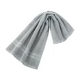 thumbnail image 2 of pitrice Cotton Sports Towel Solid Color Rectangular Replacement Water Absorbent Running Bodybuilding Towel Washcloth Accessories Light Grey, 2 of 9