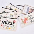 thumbnail image 1 of Nurse Week Christmas Graduation Birthday School Teacher Survival Kit Makeup Bag, 1 of 6