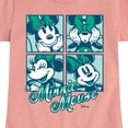 thumbnail image 3 of Disney - Plaid Minnie Mouse - Toddler & Youth Girls Short Sleeve Graphic T-Shirt, 3 of 5