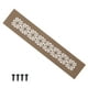 thumbnail image 1 of Cubierta de ventilación de aire para puerta Uxcell, cubierta de ventilación de rejilla de aluminio de alta resistencia con tornillo de montaje para armario de 10 x 2 pulgadas, 1 of 6