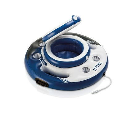 - Intex Mega Chill Swimming Pool Inflatable Floating 24 Beverage Cooler Holder