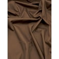 thumbnail image 2 of EOVEA - Cotton Polyester by the Yard, 60" Wide Poly Cotton Blend Broadcloth Fabric Lightweight Breathable Soft for Sewing, Lining, Curtains, Bedding, Skirts & DIY Projects (Brown, 50 Yard Roll), 2 of 3