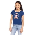 thumbnail image 2 of Hello Kitty Girls Purl Edge Graphic Tee with Short Sleeves, Sizes 4-16, 2 of 7
