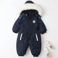 thumbnail image 2 of SILVERCELL 9M-3T Toddler Baby Girls Boys Winter One Piece Snowsuits Overalls Ski Suits Waterproof Coats Jackets Jumpsuits, 2 of 3