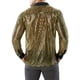 thumbnail image 4 of TRKIYQC Camisa de vestir para hombre, con lentejuelas, manga larga, con botones, para discoteca, fiesta, discoteca, Navidad, baile de graduación TRKIYQC Moda，ocio, 4 of 6