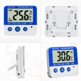 thumbnail image 2 of Fridge Freezer Thermometer Max/Min Memory Refrigerator Thermometer High & Low Temperature Alarms Settings with LED Indicator Fridge Thermometer with Magnetic,Stander,Nithing, 2 of 7