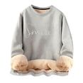 thumbnail image 1 of WEAIXIMIUNG Chandails pour Femmes Sans Capuche Cardigan d'Hiver Épais et Chaud Couleur Unie Col Rond, 1 of 3