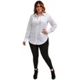 thumbnail image 4 of Camisa entallada Roman Fashion/Tallas Extras, 9512 (Blanco) blanco 36 Roman Fashion BL-RF-9512-BLANCO-ALL, 4 of 5