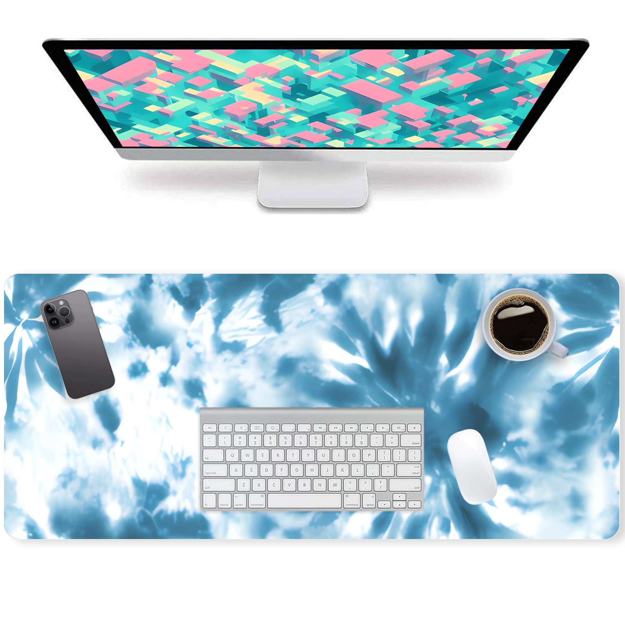 FABOTD Mouse Pad Aesthetic Extra Large Computer Mouse Pads Art Design ...