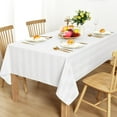 thumbnail image 1 of Striped Rectangular Table Cloth Stain and Spillproof Washable Polyester Fabric Table Cloth for Dining Tables x, 1 of 9