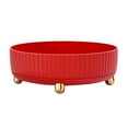 thumbnail image 2 of Caja de presentación de cosméticos, estante giratorio para almacenamiento de condimentos de cocina (rojo chino), 3 uds., 2 of 3