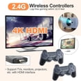 Wireless Retro Game Console, 32G/64G/128G Game Stick Built in 20000 ...