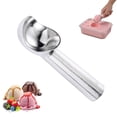 thumbnail image 2 of Silver 1020 Original Ice Cream Unique Liquid Filled Heat Conductive Handle Simple One Piece Aluminum Design Easy Release 40 Scoops Per, 2-Ounce, 2 of 4