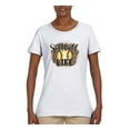 thumbnail image 3 of Softball Life Animal Print Girl Sports Womens Graphic T-Shirt, White, X-Large, 3 of 5
