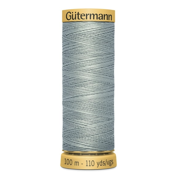 Gutermann 110 Yd Natural Cotton Thread-Slate