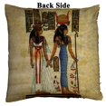 thumbnail image 2 of PKQWTM Abstract Egyptian Paintings Reversible Mermaid Cushion Cover Home Decor Sequin Pillow Case Size 16x16 inches, 2 of 2