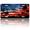 American Flag with Palm Trees, variant on 1 Pcs 2D Flat License Plate Covers & Frames, Mama with Pink Bows For Decorative Front, Waterproof For Decoration Aluminum License Plate Covers & Frames Cover For Men Women, 12" X 6"
