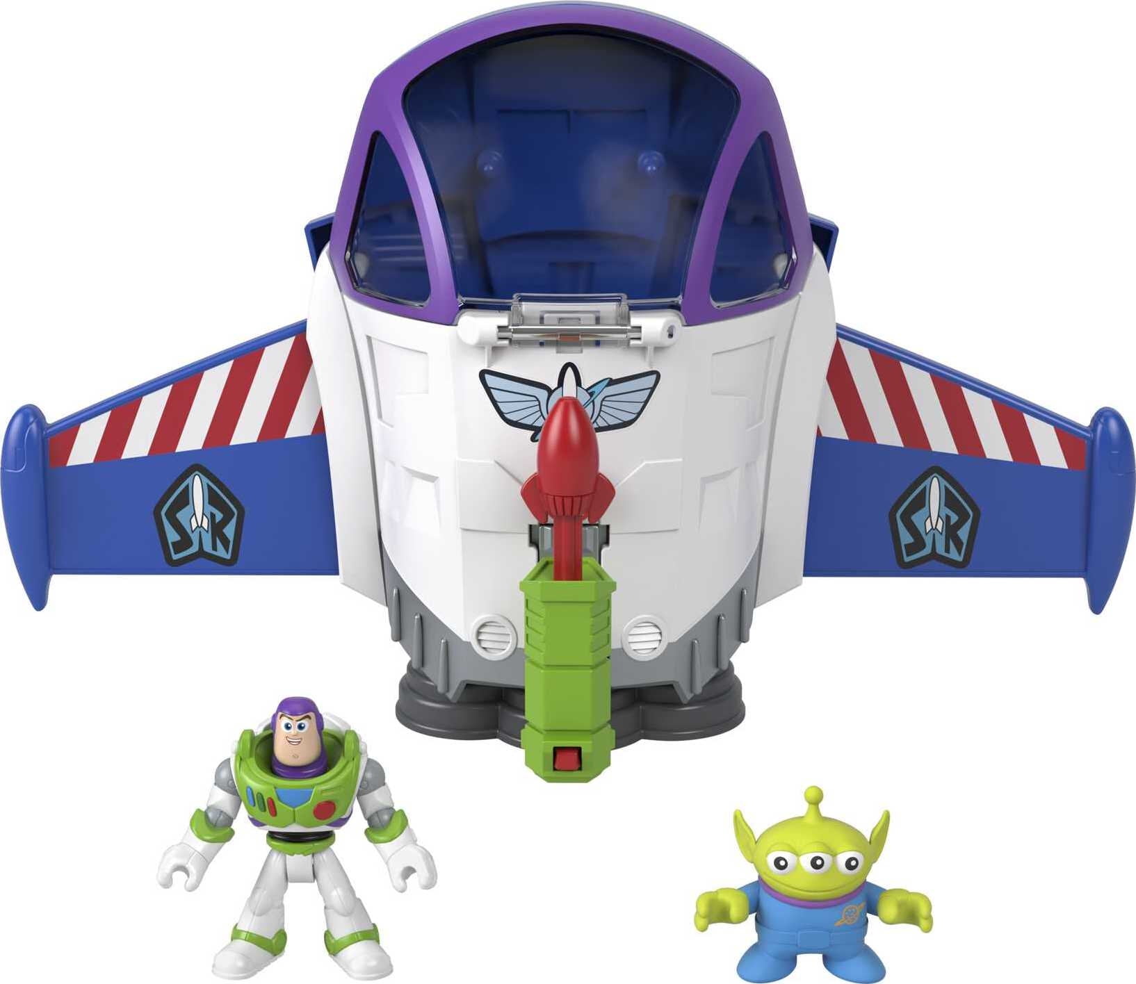 Imaginext Toy Story Ham Plane Buzz and Woody 