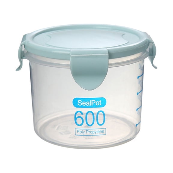 Large Clear Storage Containers Airtight Cans with Lid, Food Storage Container for Kitchen, Plastic Storage Boxes Stackable Storage Boxes Refrigerator Storage Tanks Clearance