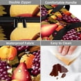 thumbnail image 4 of Thanksgiving Insulated Double-Layered Lunch Bag with Two Compartments - Large Capacity Hand-Carry Meal Bags for Insulation and Refrigeration - 7.1x11.4x16.1 inches, 4 of 6