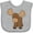 AC-Heather Grey, variant on Inktastic Cute Moose Boys or Girls Baby Bib