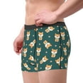 thumbnail image 5 of Cauagu Cute Shiba Print Boxer Briefs for Men,Comfortable Breathable Men's Underwear Moisture Wicking Underpants -Small, 5 of 8