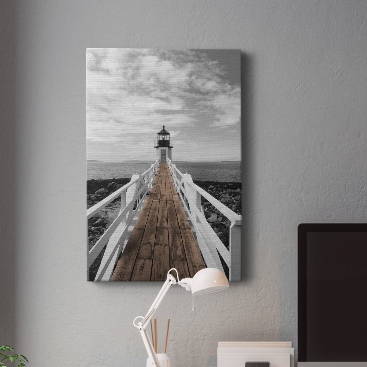Port Clyde Lighthouse Premium Gallery Wrapped Canvas - Ready to Hang - 24 x 36