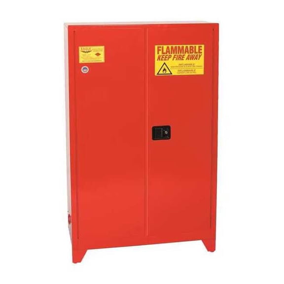 Eagle Mfg Flammable Liquid Safety Cabinet,Red PI47XLEGS