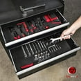 thumbnail image 3 of Tool Box Liner 16 inch Wide x 18 ft Large, Thick Heavy Duty Toolbox Drawer Liners, Rolling Tool Chest Liner Foam, Shelf Rubber Mat, Black Non-Slip Organizer Liner for Cabinet, Workbench, 3 of 9