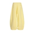 thumbnail image 4 of Resicozy Wide Leg Sweatpants for Women High Waisted Baggy Sweat Track Pants Drawstring Casual Lounge Pants with Pockets Yellow XL, 4 of 7