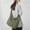 Green, variant on Cute Messenger Bag for School Vintage Black Canvas Crossbody for Women Shoulder Laptop Bag