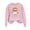 Pink, variant on Maplenight Womens Halloween Ghost Graphic Sweatshirt Casual Long Sleeve Crew Neck Pullover Tops Fall Winter Loose Fit Pullover Sweatshirts For Women​​
