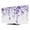 Purple, variant on TV Cover 32'', Green Eucalyptus Leaves Elastic Stretch TV Screen Dust Cover Indoor, Summer Botanical Watercolor Washable Anti-Dust Protector Covers, Universal Fit for Flat Curved LED LCD TVs
