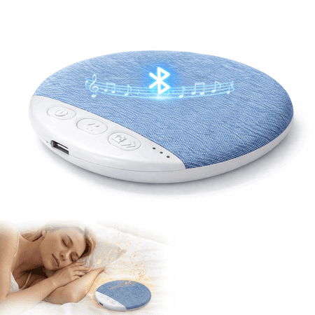 Under Pillow Sleep Speaker Sound Machines with White Noise Ultra Slim Bluetooth 5.4 Pillow Headphones for Side Sleepers Bone Conduction Sound 30/60 Min Sleep Timer