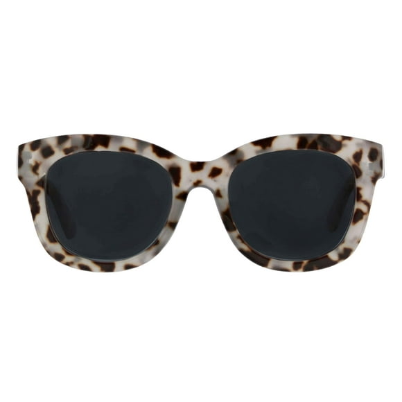 Peepers par PeeperSpecs Lunettes de Lecture Surdimensionnées Polarisées pour Femmes, Gris Tortue, 51 mm + 0