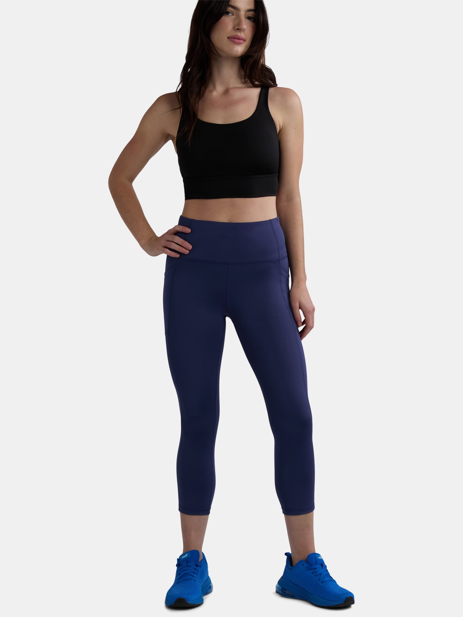 Avia Women's and Women's Plus Two-Strap High Impact Molded Cup Sports Bra, Sizes XS-4X