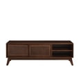 thumbnail image 5 of 59 Inch Media Stand | Holds 65 Inch TVs, Living Room Decoration | Rattan Doors, High - Quality Build | Avoids Floor Scratching, 5 of 6