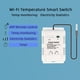 thumbnail image 4 of Interruptor de Temperatura Inteligente Tuya Wifi de 16 A, Monitor de Potencia con Sensor de Temperatura y Control Remoto en Tiempo Real., 4 of 5