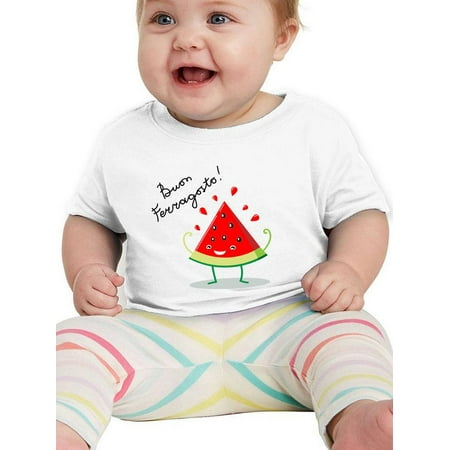 

Buon Ferragosto Juicy Watermelon T-Shirt Infant -Image by Shutterstock 6 Months