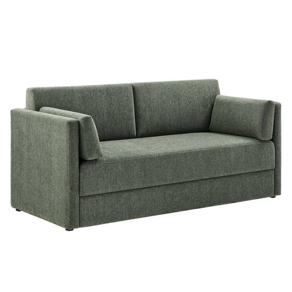 Modway Linden Upholstered Heathered Chenille Sofa