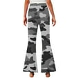 thumbnail image 3 of Fleece Lined Leggings Girls 14-16 Winter Warm Camo Flared Pants High Waisted Bell Bottom Thermal Pants, 5 Y, 3 of 6