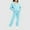 Light Blue, variant on BRGZLK Girls Sweatsuit 2Pcs Outfits Solid color Jacket Zipper Long Sleeved Hooded Sweatshirt and Leg Tied Sweatpants Casual Jogger Sets Pink 10-11 Years